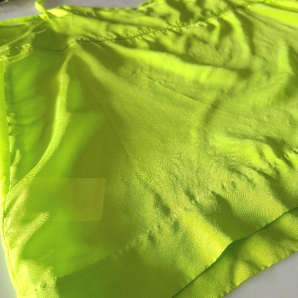 DRIES VAN NOTEN Silk Camisole, Size 8, Neon Green, NWT - Picture 16 of 16